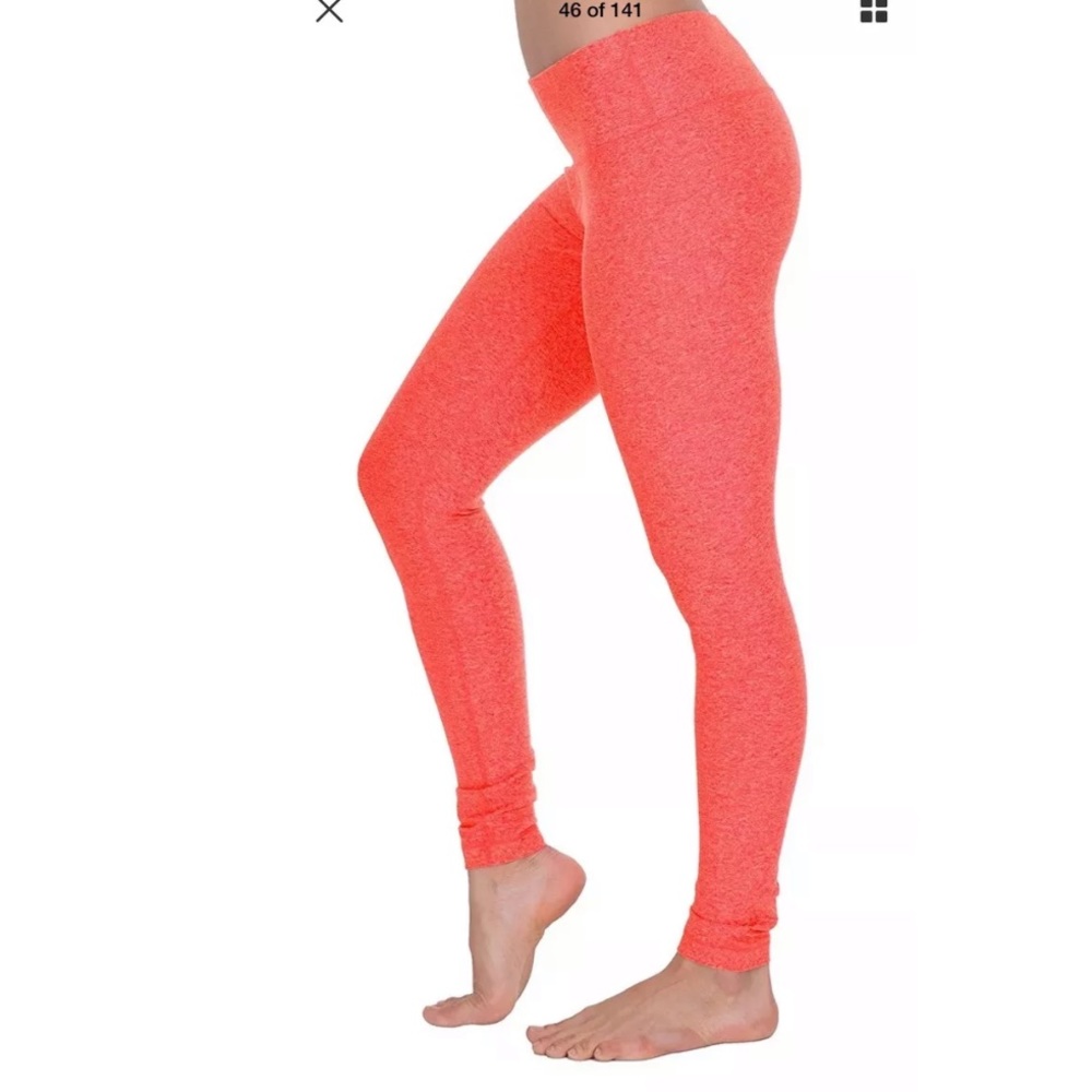 $88 90 DEGREE BY REFLEX LEGGINGS XS Heather Coral